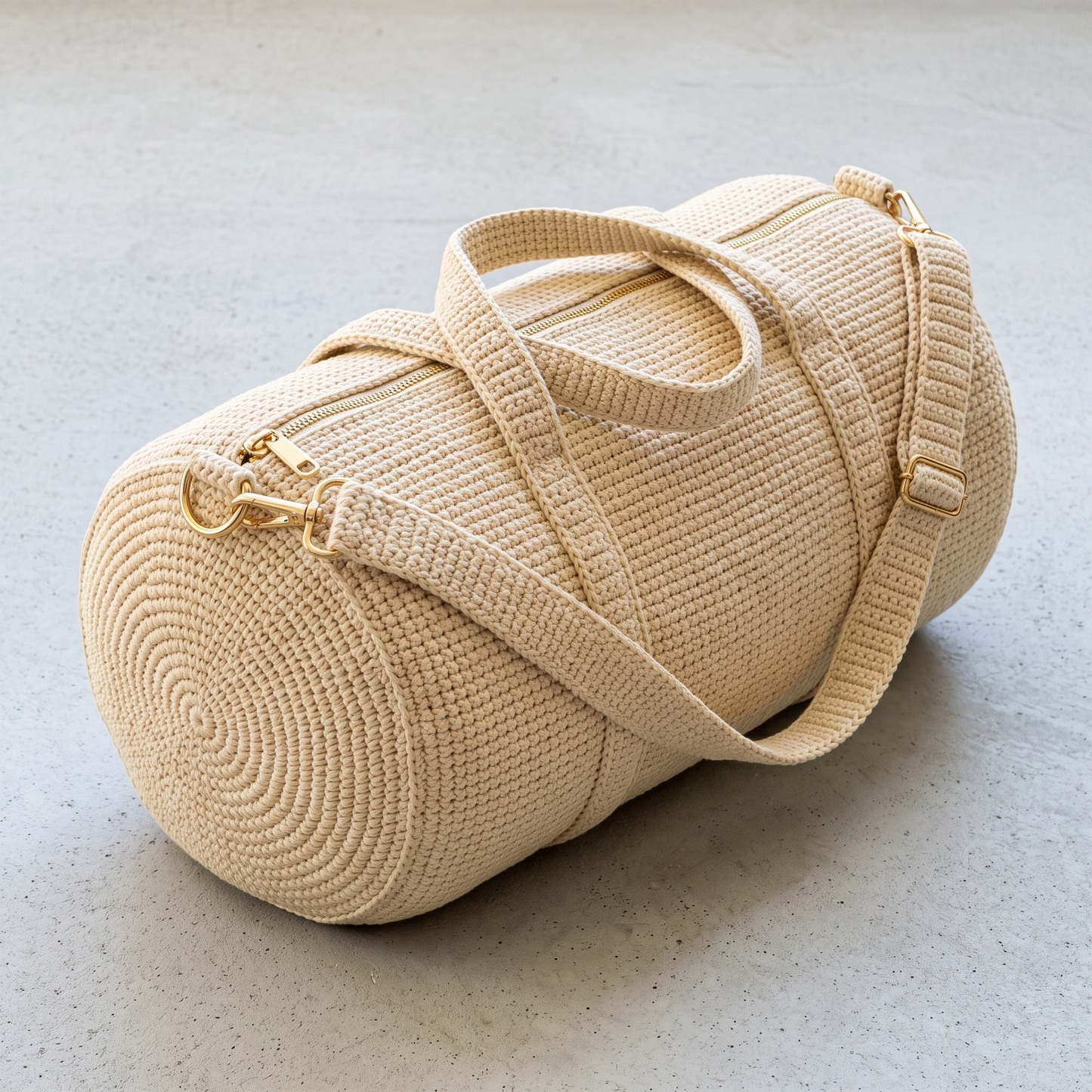 Crochet Duffle Bag