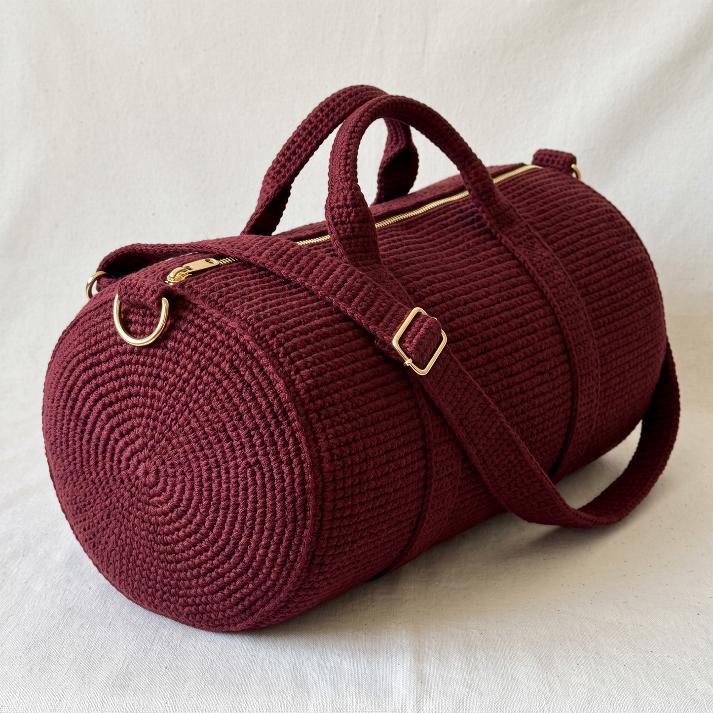 Crochet Duffle Bag